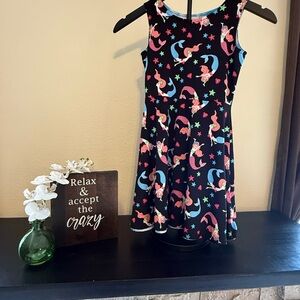 Colorful Reversal Unicorn Kids Dress